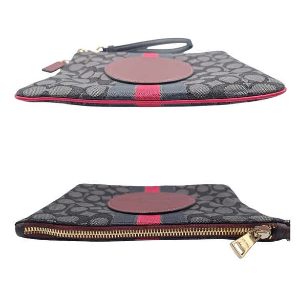 Coach Dempsey Patch Gallery Wristlet Pouch & Zip Around Wallet Bundle - 2 Pieces - Picture 5 of 16